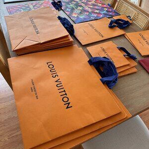 Louis Vuitton Shopping Bags Bundle!! ( + Ferragamo & Gucci) (32 total)